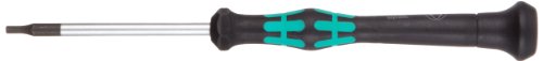 Image of Wera 05118080002 Kraftform Micro 2054 Hexagon Electronics Precision Screwdriver, 3 /32 inch Head, 60mm Blade Length