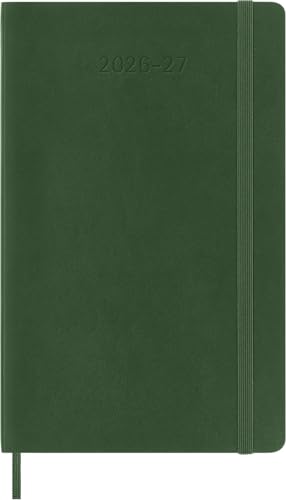 Image of Moleskine 2026-27 18-Month Weekly Planner, Large, Myrtle Green, Softcover