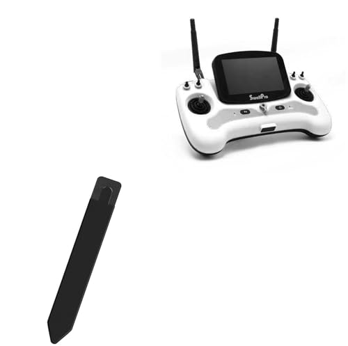 BoxWave Stylus Pouch Compatible with Swellpro FD2 Fishing Drone Remote Controller - Stylus PortaPouch, Stylus Holder Carrier Portable Self-Adhesive - Jet Black