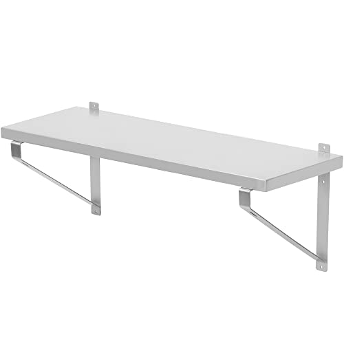 業務用 ステンレス 平棚 幅750mm 奥行 305mm PRO-WSF75 吊棚