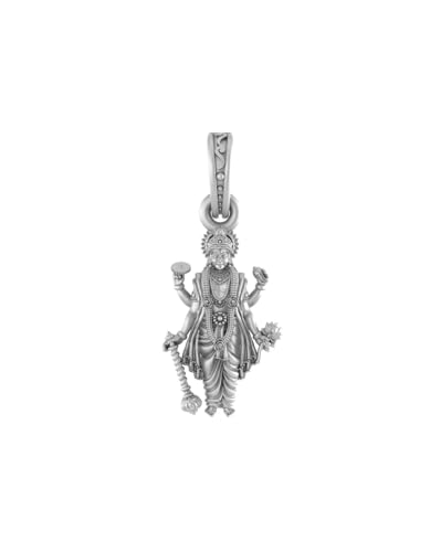 Pendentif Seigneur Vishnu en argent sterling précieux Mtrolls bijou ciselé 3g