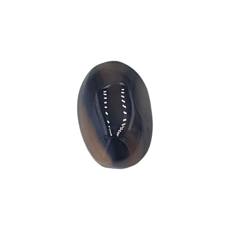 Sulemani Hakik naturelle 8,25 Ratti agate noire mystique véritable forme ovale