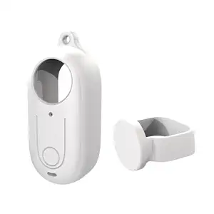 Careflection Silicone Protective Case for Insta360 GO 3,Soft Cover Protector Compatible with Insta360 GO 3 GO 2 Dustproof and Scratch Resistant with Lens Cover Action Camera Accessories (White)