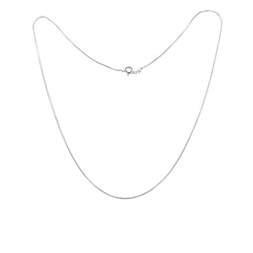 Cadena de serpiente de plata esterlina con 92,5 % de pureza fina para niños Mtrolls