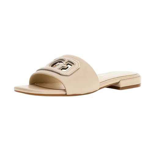 Chaussures Guess FLJTAR LEA19 basket mode en cuir noir élégante pour femme
