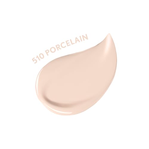COVERGIRL Clean Fresh Nourishing Skin Tint, 510 Porcelain, Liquid Foundation, Dewy Finish, Infused with Coconut & Aloe, Vegan Formula