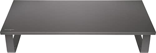 Kensington Extra Wide Monitor Stand for desks. Large Computer Stand/Adjustable Monitor Stand/Desk Riser (K55726EU), Black