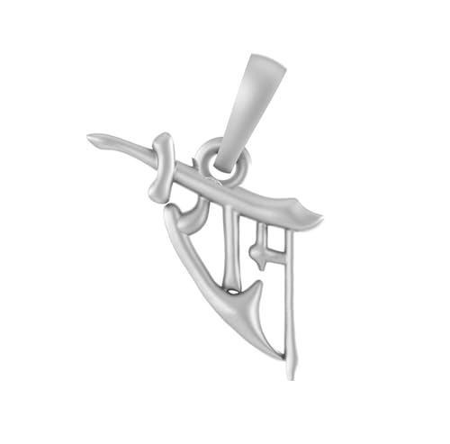 Pendentif argent sterling homme femme médaillon Bhagwan Shri Ram santé richesse