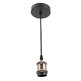 Support de lampe vintage - ce support de lampe suspendue combine un style moderne et simple qui en fait un décor pour votre maison, base de lustre