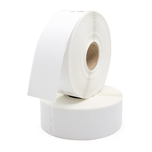 Labelvalue.com | Dymo 30252 Address Labels - (1-1/8" X 3-1/2") For Dymo 450, 4Xl, Zebra Desktop Printers - 2 White Rolls Per Pack #TOP11