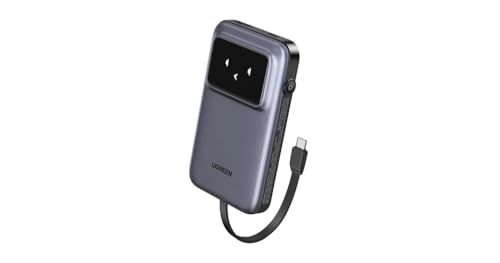 Batterie Externe UGreen PB511 Uno 10000mAh 30W avec câble USB-C Noir