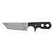 Cold Steel Mini Tac Tanto Serrated 49HTFS,black and silver