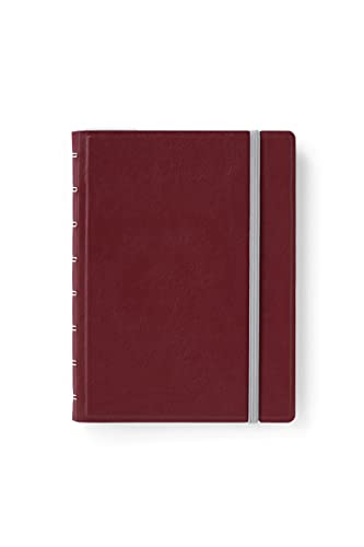 Filofax carnet rechargeable A5 Bordeaux fini les pages arrachées