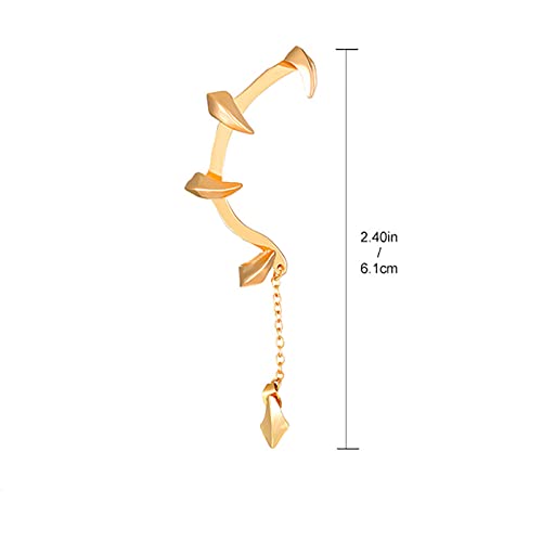 Andelaisi Punk Devil Dragon Claw Ear Cuff Earring Gothic Claw Cuff Earrings Gold Devil Claw Wrap Earrings Vintage Cartilage Ear Wrap Earrings For Women And Teen Girls #TOP4