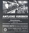  Amtliches Kursbuch, Deutsche Demokratische Republik, Winterfahrplan 1951/52: Gültig v. 7.10.1951 bis 17.5.1952.
