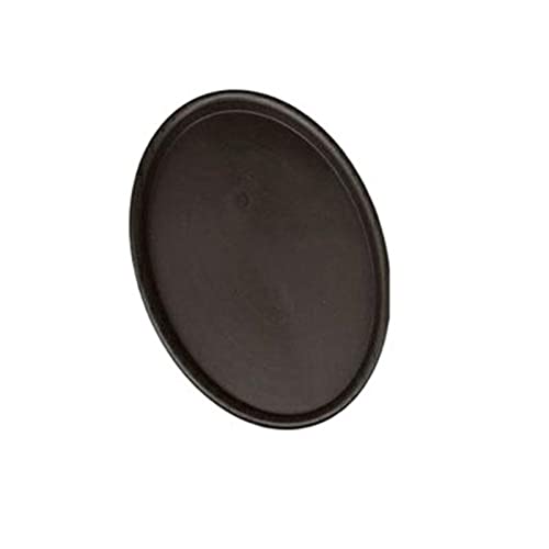 Kizqyn Planter Caddies Water-Absorbing Stone Base Pot Oval Flower Pot Tray Brick Red Thickened Resin Flower Pot Pad Plastic Water Movable Planter Stand (Color : Black, Size : 280#(25 * 16Cm)) #TOP1