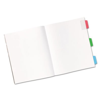 Image of Avery Ultra Tabs, 2 inch x 1.5 inch Repositionable, Multicolor, 48 Tabs | For Marking Pages in Books and Planners, Clear Body Shows Text Underneath, Two-Side Writable, Smudge-Resistant Ultra Tabs