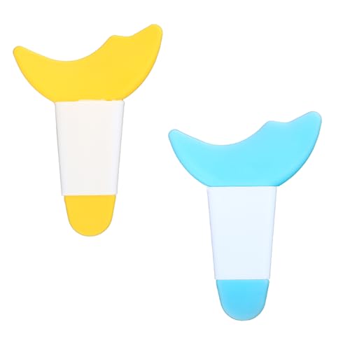 GroveEss 2 herramientas aplicadoras de silicona para delineador de ojos, sombra de ojos, guía de lápiz labial, plantillas reutilizables para delineador de ojos, máscara de pestañas, protector de