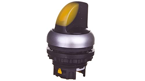 Selector Eaton M22-WLK3-Y bouton jaune à 3 positions pour commande industrielle