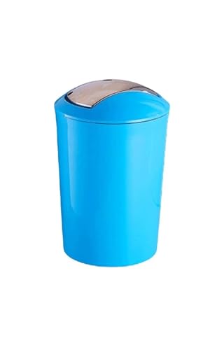 Poubelle de recyclage bleue pour harmoniser le tri dans votre cuisine et salle de bain