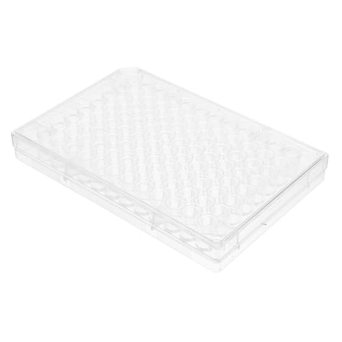 HOMOBABE 2個プラスチック製使い捨て培養プレート 蓋付き 細胞培養用 実験室用 透明 別包装