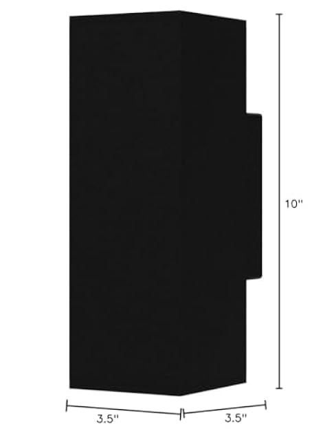 Outdoor Wall Lights Outdoor Wall Sconce Modern 14w Matte Black BD001