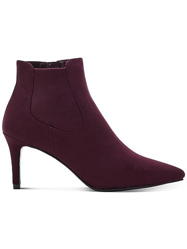 Alfani Womens Jacklynne Faux Suede Pointed Toe Booties3