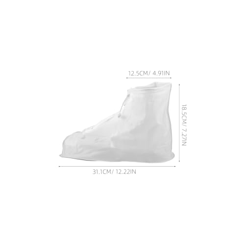 BESPORTBLE Fundas impermeables para botas de lluvia para hombre y mujer, cubiertas desechables para zapatos para actividades al aire libre miniatura 2