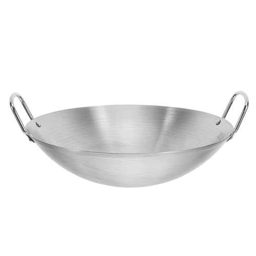 Wok de acero inoxidable Angoily, antiadherente, 150" miniatura 1