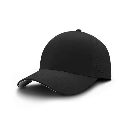 apol Premium Cap - Cloud Flex - 100% wasserfest atmungsaktiv langlebig Qualität - Flex-Verschluss (DE/NL/SE/PL Alphanumerisch M Schwarz)