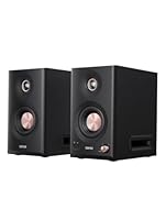 Edifier MR5 aktive Studio-Lautsprecher|Hi-Res 3-Wege Monitor 110 Watt + tri-Amped Crossover|XLR, TRS, RCA + AUX|LDAC-Wireless 24 bit/96 kHz|ConneX-App|EQ + Front-Regler|2 Farben (Schwarz)