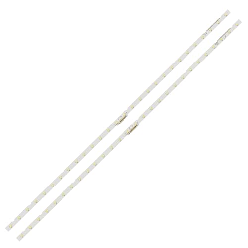 ALMVIS 2 PCS 28 LED Striscia di Luce di Striscia Misura for Samsung 43 'UE43NU7092 UE43NU7090 UE43NU7170 UE43RU7100 UE43NU7120U UE43NU7170U UA43LS03N Luce TV LED