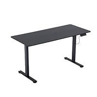 Amazon | CAGUUIA 電動昇降デスク 幅120cm 木目調天板付き 高さ
