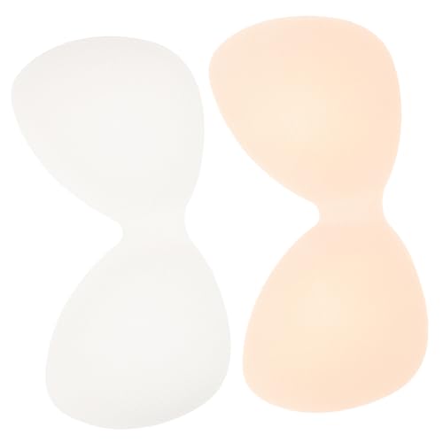 FRCOLOR 4 Piezas Almohadilla para el de algodón y látex acolchado inserciones de almohadillas de sujetador insertos de traje de baño insertos de almohadillas para trajes de baño
