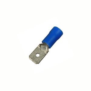 16-14AWG Insulated Male Quick Connect Terminals - 12 Pack : 65-5542