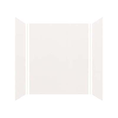 Transolid EWK603672-31 Expressions 3-Panel Shower Wall Kit, 36-in L x 60-in W x 72-in H, White