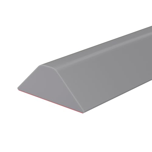 118インチ 折りたたみ式シャワーウォーターダム、シャワー敷居ウォーターストッパーバリアと保持システム、敷居内の水をドライとウェット分離、バスルーム&キッチンに最適