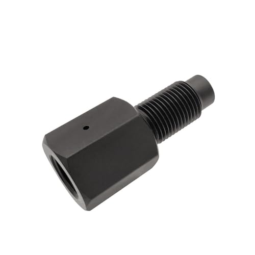 CO2 One Way Adapter Saver Adaptor Fits 88Gram 90G M16*1.5 Threads Input to Output Black