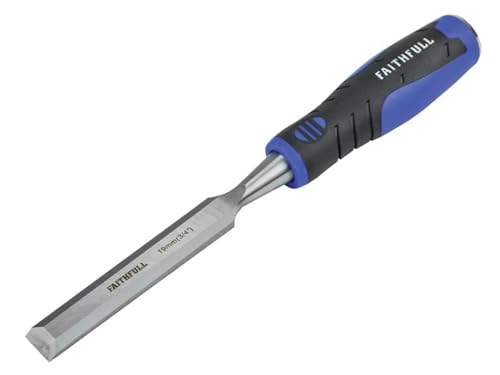 Ciseau à bord biseauté 19 mm à prise souple pour menuiserie de précision - 2