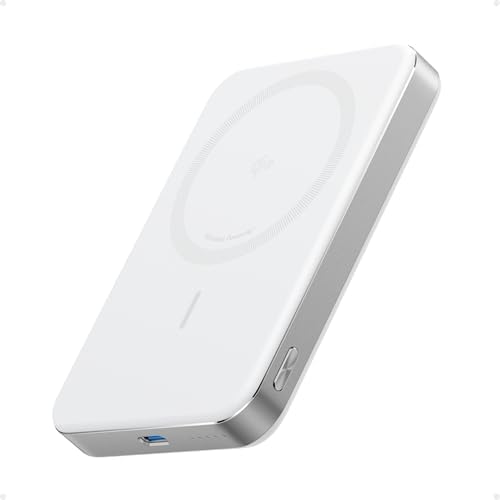 Anker MagGo Power Bank,Carregador Portátil Ultra Fino por Indução...