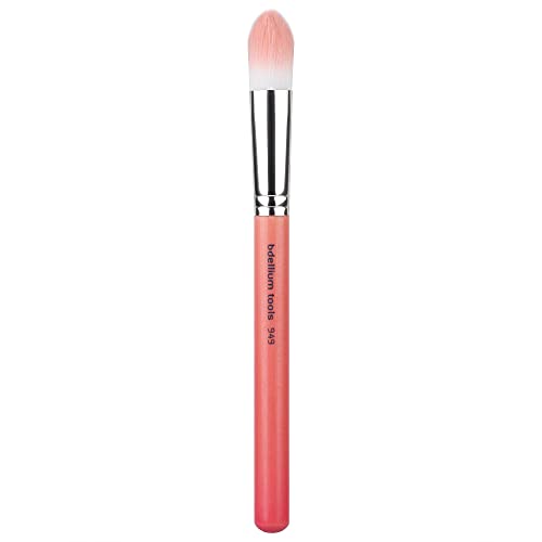Bdellium Tools Professional Makeup Brush - Pink Bambu Series 949 Pointed Foundation - With Soft Synthetic Fibers, For Foundation & Concealing (Pink, 1pc)
