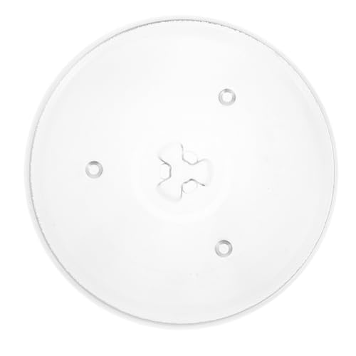 DOITOOL Mikrowellen drehteller aus Dickem Hitzebeständigem Glas Robustes Ersatz backblech für Mikrowellenherde Einfache Installation Passend für Verschiedene Modelle