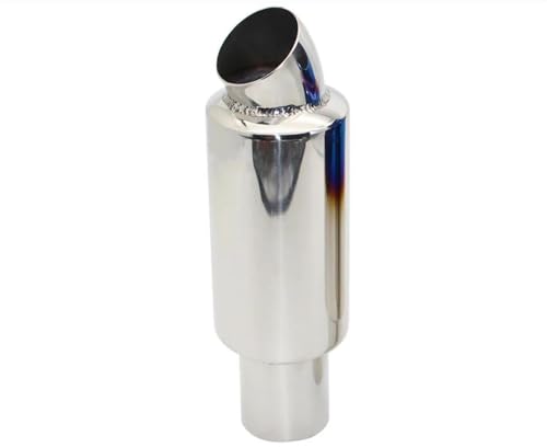 Embout d'échappement universel 51mm en acier inoxydable pour voiture et moto
