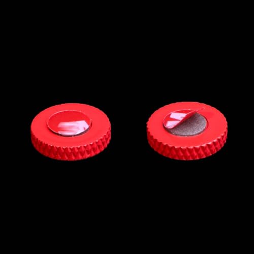 VKO Camera Soft Release Shutter Button Cap for ZV-1 ZV1 RX100M7 RX100M6 RX100M5 RX100M4 RX100M3 A6000 A6100 A6300 A6400 A7R A7S A7 Flat Surface Cameras Shutter Button Red(2 Pack) - Thumbnail 2