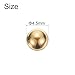 #US 50pcs Precision Solid Brass Bearing Balls 4.5mm Industrial Ball Spheres