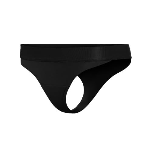 JIV ATHLETICS Low Rise Thong No Panty Line Black
