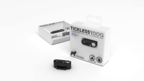 Tickless Mini Dog - chemikalienfreies, natürliches Floh- und Zeckenschutzmittel mit Ultraschall für Hunde - Schwarz