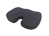 FixtureDisplays® Seat Cushion Pillow for Office Chair Memory Foam Medium Firm Coccyx Pad Tailbone, Sciatica, Lower Back Pain Relief - Contoured Posture Corrector for Car, Wheelchair 15247NEW-NF