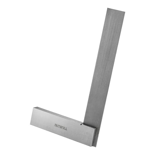 Faithfull Engineers Steel Try Square 150mm (6in) – Precision Ground, Hardened Steel Blade, Accurate Marking, Measuring & Layout Tool for Metalworking & Woodworking 1 Faithfull Engineers Steel Try Square 150mm (6in) – Precision Ground, Hardened Steel Blade, Accurate Marking, Measuring & Layout Tool for Metalworking & Woodworking