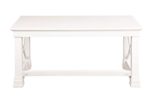 Coaster Home Furnishings Johansson Modern Wood 3 Drawer Home Office Writing Desk With X Base White #TOP2